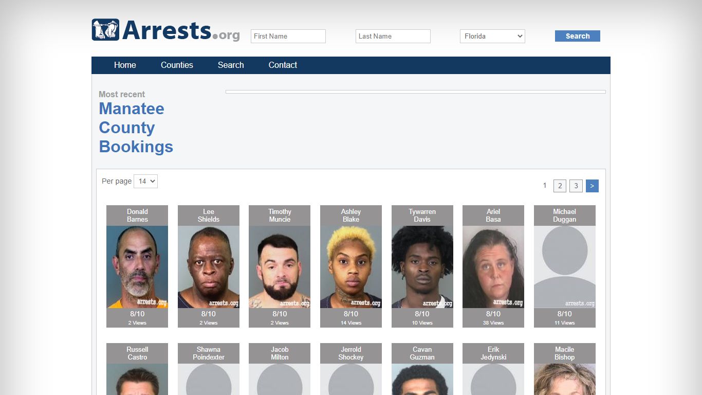 Manatee County Arrests and Inmate Search